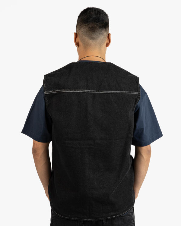 | Black Vest, Classic WIP Carhartt /ブラックデニム Vest Chore Carhartt Official Store Online トップス